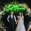Just Married Neon Sign - Custom Neon Signs | LED Neon Signs | Zanvis Neon®