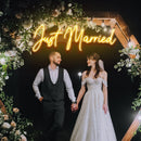 Just Married Neon Sign - Custom Neon Signs | LED Neon Signs | Zanvis Neon®