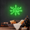 Let It Snow Christmas Neon Sign - Custom Neon Signs | LED Neon Signs | Zanvis Neon®