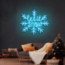 Let It Snow Christmas Neon Sign - Custom Neon Signs | LED Neon Signs | Zanvis Neon®