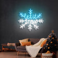 Let It Snow Christmas Neon Sign - Custom Neon Signs | LED Neon Signs | Zanvis Neon®