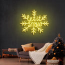 Let It Snow Christmas Neon Sign - Custom Neon Signs | LED Neon Signs | Zanvis Neon®