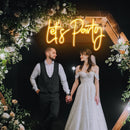 Let's Party Neon Sign - Custom Neon Signs | LED Neon Signs | Zanvis Neon®