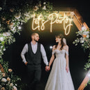 Let's Party Neon Sign - Custom Neon Signs | LED Neon Signs | Zanvis Neon®
