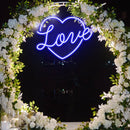 Love Neon Sign - Wedding Decoration - Custom Neon Signs | LED Neon Signs | Zanvis Neon®