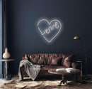 Love Beat Neon Sign - Custom Neon Signs | LED Neon Signs | Zanvis Neon®