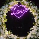 Love Neon Sign - Wedding Decoration - Custom Neon Signs | LED Neon Signs | Zanvis Neon®