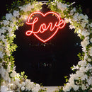Love Neon Sign - Wedding Decoration - Custom Neon Signs | LED Neon Signs | Zanvis Neon®