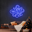 Merry Christmas Typo Neon Sign - Custom Neon Signs | LED Neon Signs | Zanvis Neon®