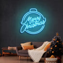 Merry Christmas Ball Neon Sign - Custom Neon Signs | LED Neon Signs | Zanvis Neon®