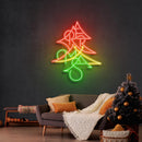 Merry Xmas Pine Tree Neon Sign - Custom Neon Signs | LED Neon Signs | Zanvis Neon®