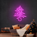 Merry Xmas Pine Tree Neon Sign - Custom Neon Signs | LED Neon Signs | Zanvis Neon®