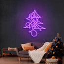 Merry Xmas Pine Tree Neon Sign - Custom Neon Signs | LED Neon Signs | Zanvis Neon®