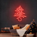 Merry Xmas Pine Tree Neon Sign - Custom Neon Signs | LED Neon Signs | Zanvis Neon®