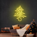 Merry Xmas Pine Tree Neon Sign - Custom Neon Signs | LED Neon Signs | Zanvis Neon®