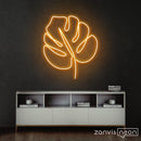 Monstera Leaf Neon Sign - Custom Neon Signs | LED Neon Signs | Zanvis Neon®
