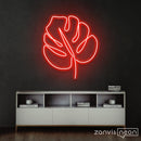 Monstera Leaf Neon Sign - Custom Neon Signs | LED Neon Signs | Zanvis Neon®