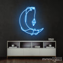 Moon Lamp Neon Sign - Custom Neon Signs | LED Neon Signs | Zanvis Neon®