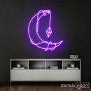Moon Lamp Neon Sign - Custom Neon Signs | LED Neon Signs | Zanvis Neon®