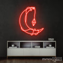 Moon Lamp Neon Sign - Custom Neon Signs | LED Neon Signs | Zanvis Neon®