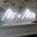 mr and mrs neon sign