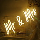 mr and mrs neon sign