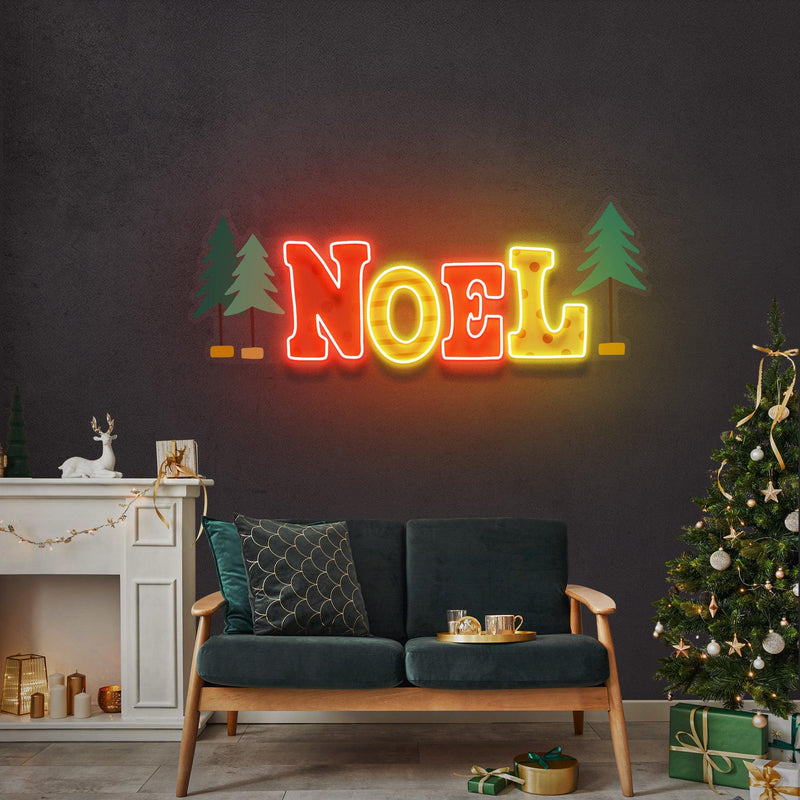 Noel Scene Neon Sign - Custom Neon Signs | LED Neon Signs | Zanvis Neon®