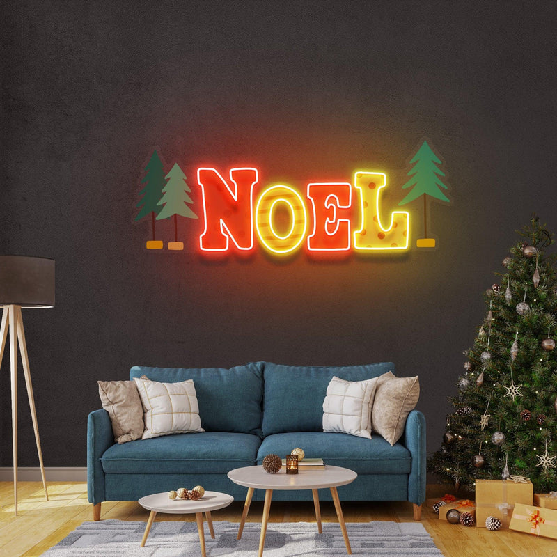 Noel Scene Neon Sign