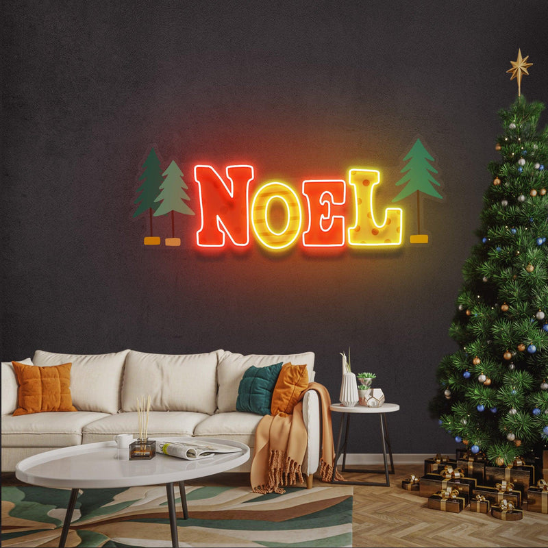 Noel Scene Neon Sign - Custom Neon Signs | LED Neon Signs | Zanvis Neon®