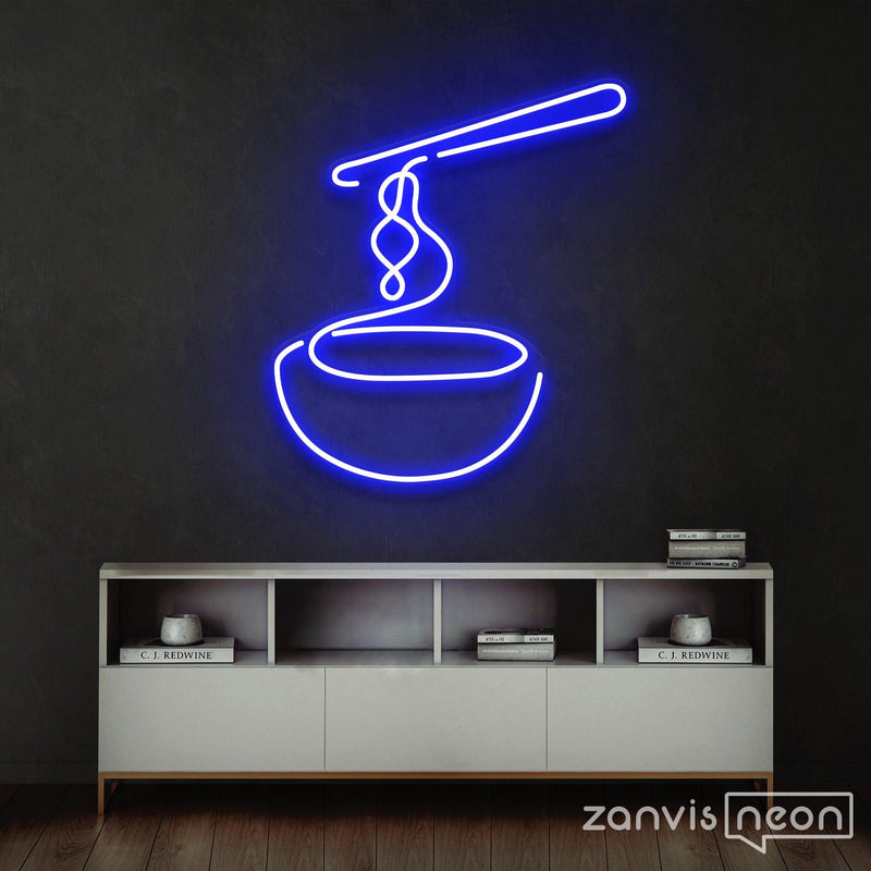 Noodle Soup Neon Sign - Custom Neon Signs | LED Neon Signs | Zanvis Neon®
