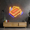 Cassette Retro Led Neon Acrylic Artwork - Custom Neon Signs | LED Neon Signs | Zanvis Neon®