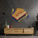 Cassette Retro Led Neon Acrylic Artwork - Custom Neon Signs | LED Neon Signs | Zanvis Neon®