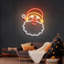 Santa Claus Christmas Neon Sign - Custom Neon Signs | LED Neon Signs | Zanvis Neon®