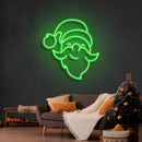 Santa Claus Christmas Neon Sign - Custom Neon Signs | LED Neon Signs | Zanvis Neon®