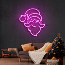 Santa Claus Christmas Neon Sign - Custom Neon Signs | LED Neon Signs | Zanvis Neon®