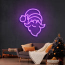 Santa Claus Christmas Neon Sign - Custom Neon Signs | LED Neon Signs | Zanvis Neon®