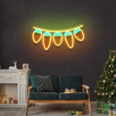 Seed Cones String Christmas Neon Sign - Custom Neon Signs | LED Neon Signs | Zanvis Neon®