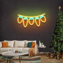 Seed Cones String Christmas Neon Sign - Custom Neon Signs | LED Neon Signs | Zanvis Neon®