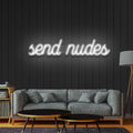 Send Nudes Neon Sign - Custom Neon Signs | LED Neon Signs | Zanvis Neon®