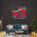 Sleigh With Gifts Christmas LED Neon Acrylic Artwork - Custom Neon Signs | LED Neon Signs | Zanvis Neon®