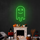 Smiling Ghost Led Neon Sign Halloween Light Decor
