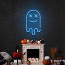 Smiling Ghost Led Neon Sign Halloween Light Decor
