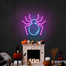 Spider Led Neon Sign Halloween Light Decor