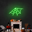 Spiderweb Led Neon Sign Halloween Light Decor