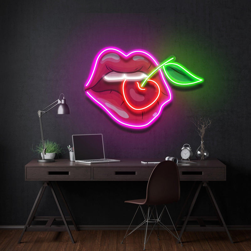 Sweet Cherry Led Neon Acrylic Artwork