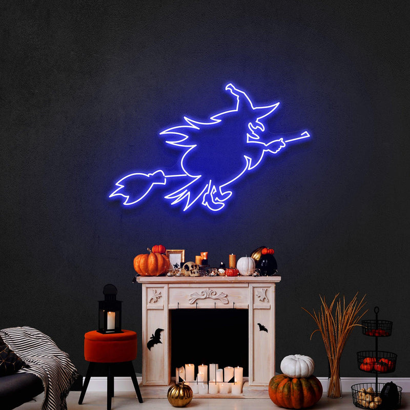 The Witch Led Neon Sign Halloween Light Decor