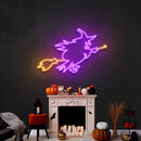 The Witch Led Neon Sign Halloween Light Decor