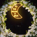 To The Moon And Back Neon Sign - Custom Neon Signs | LED Neon Signs | Zanvis Neon®