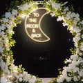 To The Moon And Back Neon Sign - Custom Neon Signs | LED Neon Signs | Zanvis Neon®