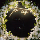 To Us Neon Sign - Custom Neon Signs | LED Neon Signs | Zanvis Neon®